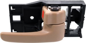 Front Interior Door Handle Right (Passenger), Brown for Toyota Avalon 2000-2004 / Sequoia 2001-2007, Rear, Replacement