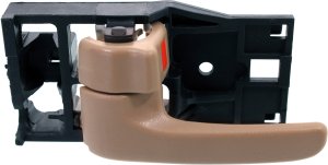 Front Interior Door Handle for Toyota Avalon (2000-2004), Sequoia (2001-2007), Left (Driver), Brown (=Rear), Replacement