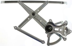 Front Window Regulator for 2002-2006 Toyota Camry, Left (Driver), Power Operated, without Motor, with Sensor, fits USA Built Vehicle, Replacement