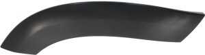 Rear Wheel Opening Molding for Toyota RAV4 (2006-2012), Right (Passenger), Front Section, Smooth Black, Mounted on Door Panel, Replacement