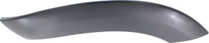 Rear Wheel Opening Molding for Toyota RAV4 (2006-2012), Left (Driver), Front Section, Smooth Black, Mounted on Door Panel, Replacement