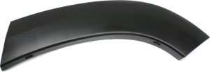 Rear Wheel Opening Molding for Toyota RAV4 2006-2012, Left (Driver) Rear Section, Smooth Black, Mounted on Quarter Panel, Replacement
