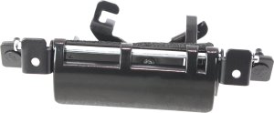 Tailgate Handle for Toyota Sequoia, 2001-2007, Outside, Smooth Black, All Metal, Replacement