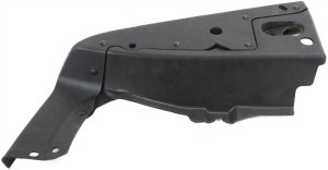 Rear Lower Valance Right (Passenger) Side Spoiler for Toyota Prius (2004-2009), Primed (Ready to Paint), Replacement