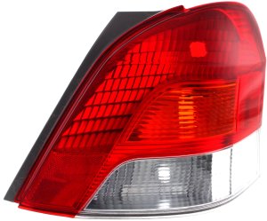 Tail Light for Toyota Yaris Hatchback 2009-2011, Right (Passenger) Side, Lens and Housing, Replacement