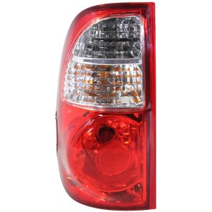 Tail Light Assembly for 2005-2006 Toyota Tundra, Left (Driver), Halogen, Clear/Red Lens, with Standard Bed, Regular and Access Cab, Replacement