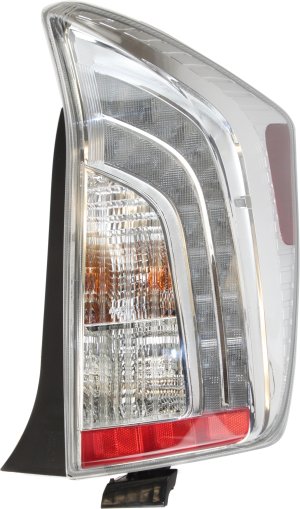Tail Light for Toyota Prius Plug-In 2012-2015, Right (Passenger) Side, Lens and Housing, Replacement