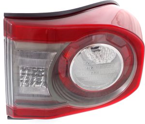 Tail Light Lens and Housing for Toyota FJ Cruiser 2012-2014, Right (Passenger) Side, Replacement