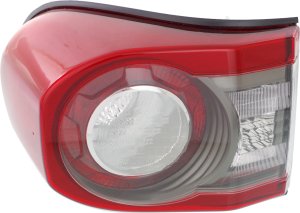Tail Light for Toyota FJ Cruiser 2012-2014, Left (Driver) Side, Lens and Housing, Replacement