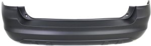 Rear Bumper Cover for Toyota Matrix 2003-2008, Primed (Ready to Paint), with Spoiler Holes, Replacement