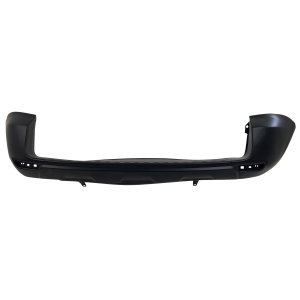 Rear Bumper Cover for Toyota RAV4 2009-2012, Primed (Ready to Paint), With Flare Hole and Bumper Extension, Replacement
