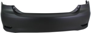 Rear Bumper Cover for Toyota Corolla 2011-2013, Primed (Ready to Paint), without Spoiler Holes, Suitable for Japan Built Vehicle, Replacement