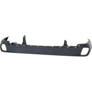 Rear Bumper Cover for Toyota Highlander 2014-2019, Lower Section, Textured Black, Compatible with 2017-2019 Models Without Rear Object Sensor Holes, Replacement
