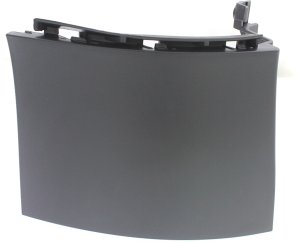 Rear Bumper Filler Right (Passenger) Side Cover for Toyota Sienna 2011-2020, Textured Black, Replacement