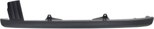 Rear Lower Valance Cover Extension for Toyota Highlander 2014-2019, Textured, Model without Rear Object Sensor Holes (2017-2019), Replacement