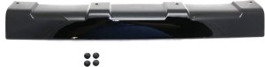 Rear Lower Valance for Toyota FJ Cruiser 2008-2012, Lower Cover, Textured, without Trailer Hitch, with Special Edition Package, Replacement