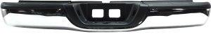 Step Bumper, Face Bar and Pad for Tundra 2000-2006, with Pad Provision, without Mounting Bracket, Chrome, Fleetside, for Toyota, Replacement