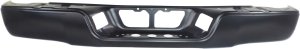 Step Bumper Face Bar for Toyota Tundra 2007-2013, without Pad, with Pad Provision, without Mounting Bracket, Black, without PAS Holes, with Rock Warrior Package, Fleetside, Replacement