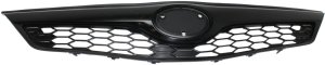 Grille for Toyota Camry 2012-2014, Partially Painted Black, SE/SE Sport Models, Excluding Hybrid SE Model, Replacement