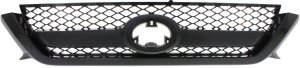 Grille for Toyota 4Runner 2010-2013, Paintable Shell and Insert, Without Chrome Center Bar, Replacement
