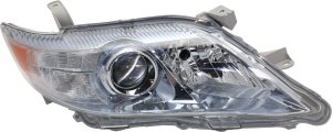 Headlight for Toyota Camry 2010-2011 Right (Passenger) Side, Lens and Housing, Hybrid Model, Japan Built Vehicle, Replacement