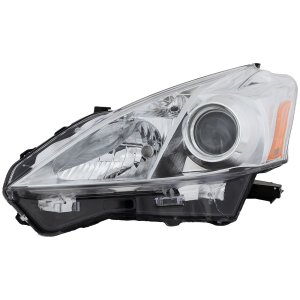 Headlight for Toyota Prius V 2012-2014, Left (Driver) Side, Lens and Housing, Halogen, Replacement
