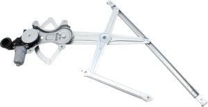 Front Window Regulator for Toyota Avalon 2005-2012, Left (Driver), Power, with Motor, 6 Pins, Replacement