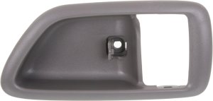 Front Door Handle for 2000-2004 Toyota Avalon & 2001-2007 Sequoia, Left (Driver), Inside, Gray (Stone), Plastic Bezel, Replacement