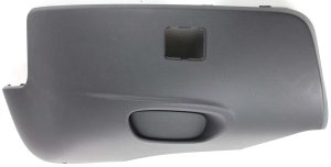 Front Bumper End Right (Passenger) for Volvo XC90 2003-2014, Primed (Ready to Paint), without Fog Light Hole, Replacement