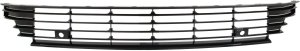 Front Bumper Grille for Volkswagen Passat CC 2013-2017, Black, with Parking Aid Sensor Holes, Replacement