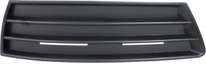 Fog Light Cover for Volkswagen CC 2009-2012/Passat CC 2009-2010, Right (Passenger), Textured Black, Replacement