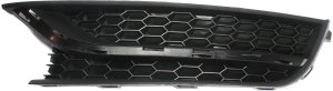 Fog Light Cover for Volkswagen Passat 2012-2015, Left (Driver) Lower Outer, Textured Dark Gray, USA Built, Replacement