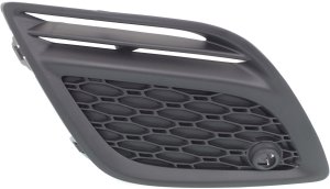 Fog Light Opening Cover for Volvo XC60 2011-2013, Right (Passenger) Side, Textured, with Sensor Hole, Replacement