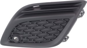 Fog Light Cover for Volvo XC60 2011-2013, Left (Driver) Opening Cover, Textured, with Sensor Hole, Replacement
