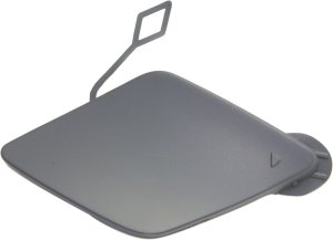 Front Bumper Tow Hook Cover for Volvo XC60 2010-2013, Right (Passenger) Side, Textured, Replacement