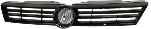 Grille for Volkswagen Jetta 2011-2014 Sedan, Black Shell and Insert, Excludes GLI and Hybrid Model, Replacement