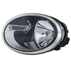 Headlight Assembly for Volkswagen Beetle 2012-2019, Left (Driver), Halogen, Replacement