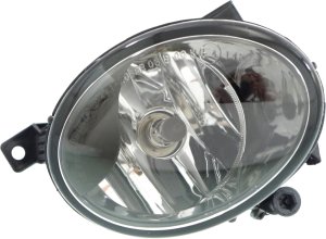 Front Fog Light Assembly for Volkswagen Golf 2010-2014, Jetta 2010-2014, EOS 2011-2016, Beetle 2012-2019, Right (Passenger) Side, Replacement