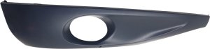 Front Fog Light Molding for Volkswagen Touareg 2011-2014, Right (Passenger), Paint to Match, Without Adaptive Speed Control, Replacement