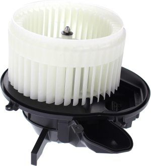 Front Blower Motor with Fan Cover Base for Volvo S80 (1999-2006), S60 (2001-2009), XC90 (2003-2014), Replacement