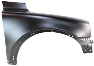 Front Fender for Volvo XC90 2003-2014, Right (Passenger), Steel, Primed (Ready to Paint), w/o Signal Light Hole, Replacement