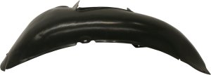 Front Fender Liner for Volkswagen Passat CC 2009-2012, Right (Passenger) Side, Rear Section, Constructed with Vacuum Formed Plastic, Replacement