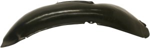 Front Fender Liner for Volkswagen Passat CC 2009-2012, Left (Driver) Rear Section, Vacuum Formed Plastic, Replacement