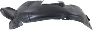 Front Fender Liner for Volkswagen Jetta GLI Model Sedan, 2012-2015, Left (Driver), Plastic, Vacuum Form, Replacement
