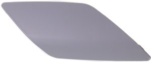 Headlight Washer Cover Right (Passenger) for Volkswagen GTI 2010-2014, Primed (Ready to Paint) Gray, Replacement