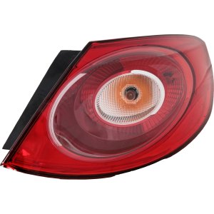 Tail Light Assembly for Volkswagen CC 2009-2012/Passat CC 2009-2010, Right (Passenger) Side, Outer, Halogen, Replacement