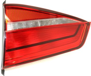 Tail Light Assembly for Volkswagen Jetta Hybrid Model 2015, Right (Passenger) Side, Inner Halogen Light, Replacement