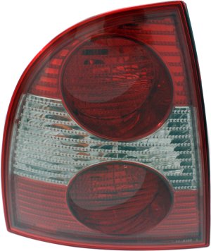 Tail Light Assembly for Volkswagen Passat 2001-2005 Sedan, New Body Style, Left (Driver), Excludes W8 Model, Replacement