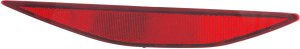 Rear Bumper Reflector Light for Volkswagen Golf 2015-2017, E-Golf, Golf R, GTI 2015-2018, Right (Passenger) Side, Replacement