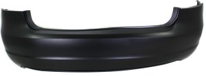 Rear Bumper Cover for Volkswagen Passat 2012-2015, Primed (Ready to Paint), Without Molding Groove Holes, Replacement